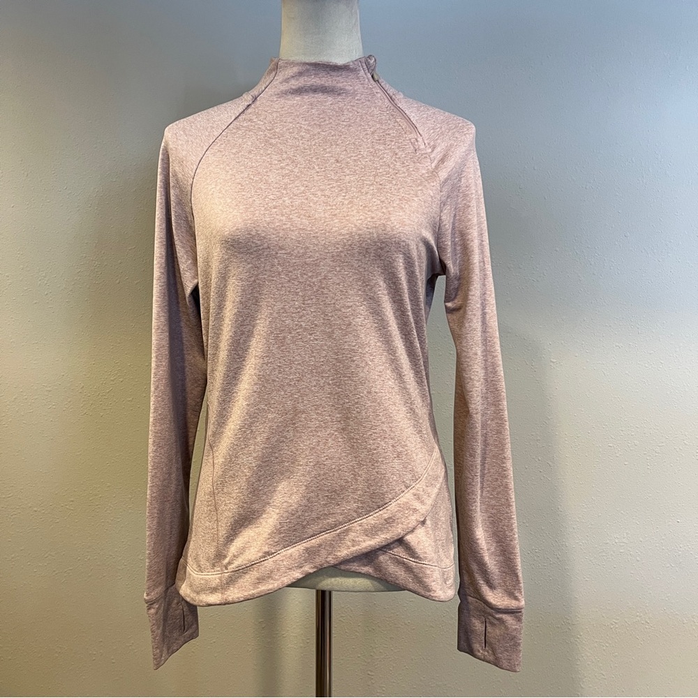 Mondetta Heathered Long Sleeve‎ sporty Top size small